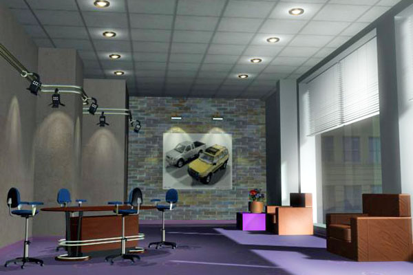 Conservation Architecture: Show room & reception